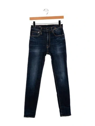 Pre-owned R13 Mid-rise Skinny Leg Jeans W/ Tags In Blue
