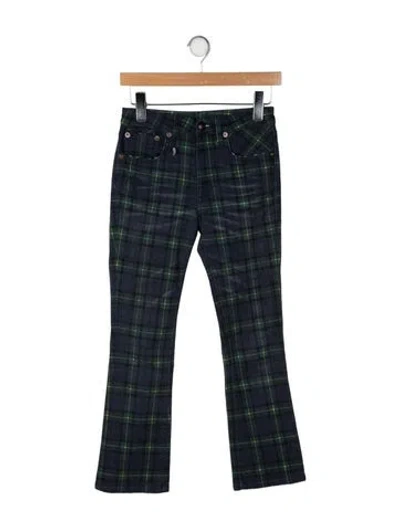 Pre-owned R13 Mid-rise Straight Leg Jeans In Blue