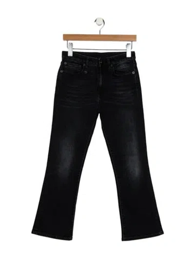 Pre-owned R13 Mid-rise Straight Leg Jeans In Blue