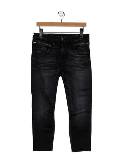 Pre-owned R13 Mid-rise Straight Leg Jeans In Blue