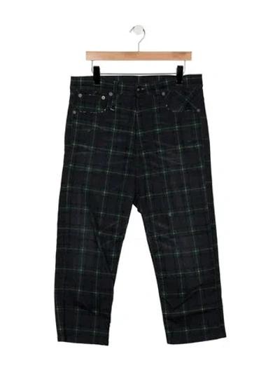 Pre-owned R13 Mid-rise Straight Leg Jeans In Blue