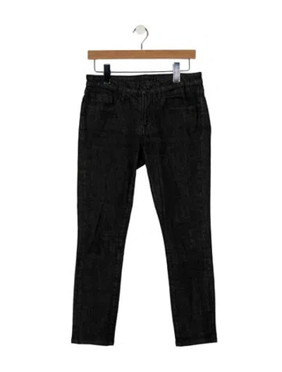 Pre-owned R13 Mid-rise Straight Leg Jeans In Gray