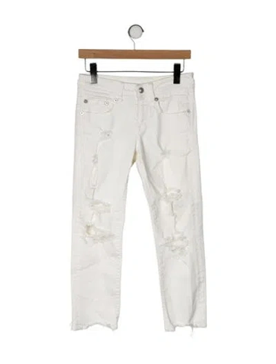 Pre-owned R13 Mid-rise Straight Leg Jeans In Multi