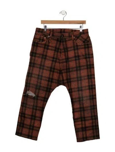 Pre-owned R13 Mid-rise Straight Leg Jeans In Multi