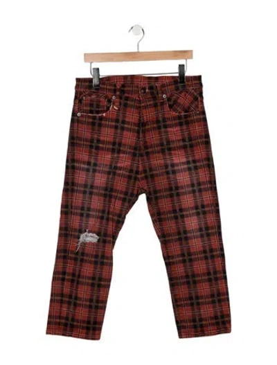 Pre-owned R13 Mid-rise Straight Leg Jeans In Multi