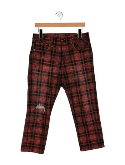 Pre-owned R13 Mid-rise Straight Leg Jeans In Multi