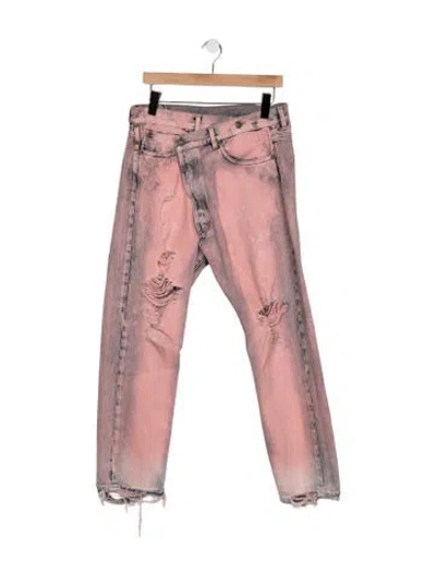 Pre-owned R13 Mid-rise Straight Leg Jeans In Multi