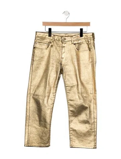 Pre-owned R13 Mid-rise Straight Leg Jeans In Multicolor