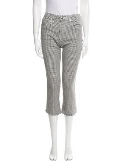 Pre-owned R13 Mid-rise Straight Leg Jeans In Neutral
