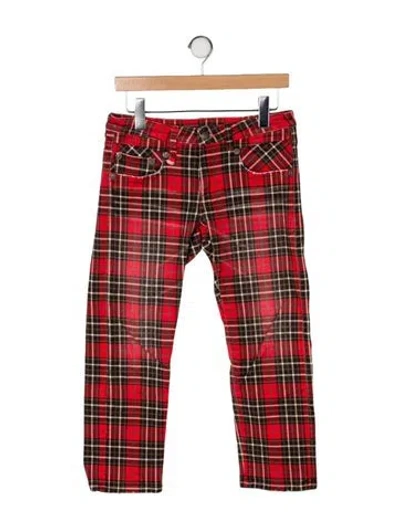 Pre-owned R13 Mid-rise Straight Leg Jeans In Orange