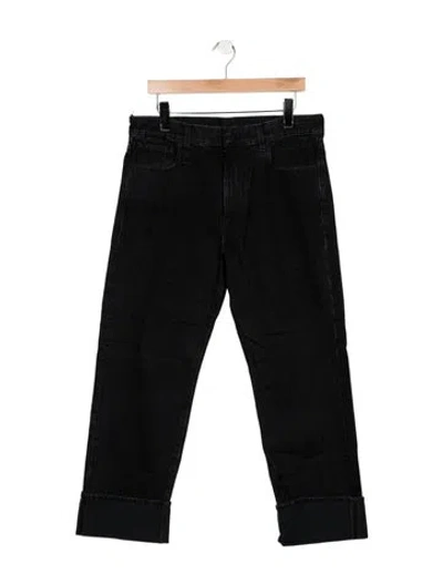 Pre-owned R13 Mid-rise Straight Leg Jeans W/ Tags In Black