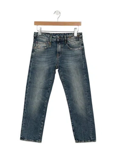 Pre-owned R13 Mid-rise Straight Leg Jeans W/ Tags In Blue