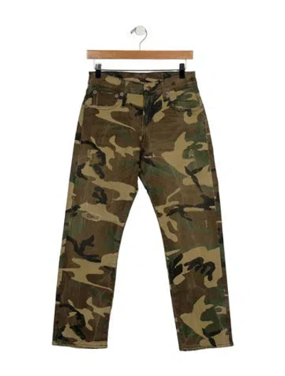 Pre-owned R13 Mid-rise Straight Leg Jeans W/ Tags In Neutral