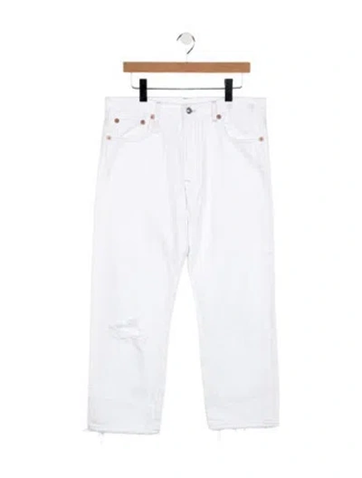 Pre-owned R13 Mid-rise Straight Leg Jeans W/ Tags In White