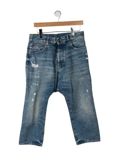 Pre-owned R13 Mid-rise Wide Leg Jeans In Blue