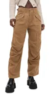 R13 Military Pants Light Brown In Brown