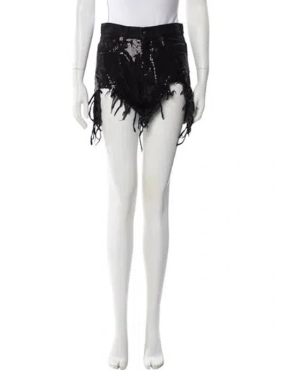 Pre-owned R13 Mini Shorts In Black