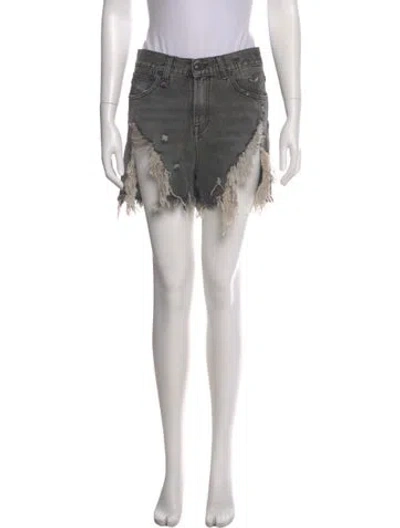 Pre-owned R13 Mini Shorts In Black