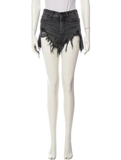 Pre-owned R13 Mini Shorts In Black