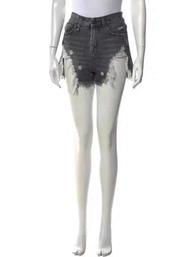 Pre-owned R13 Mini Shorts In Black