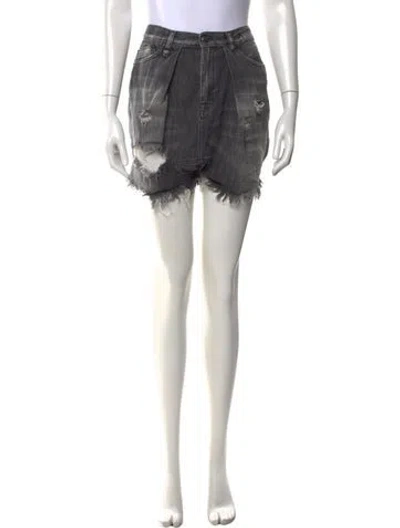 Pre-owned R13 Mini Shorts In Black
