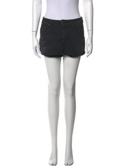 Pre-owned R13 Mini Shorts In Black