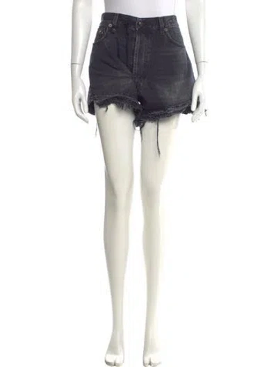 Pre-owned R13 Mini Shorts In Black/grey
