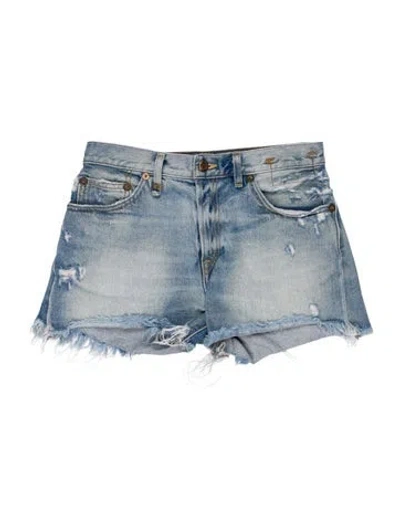 Pre-owned R13 Mini Shorts In Blue