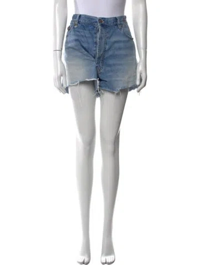 Pre-owned R13 Mini Shorts In Blue