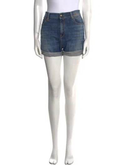 Pre-owned R13 Mini Shorts In Blue