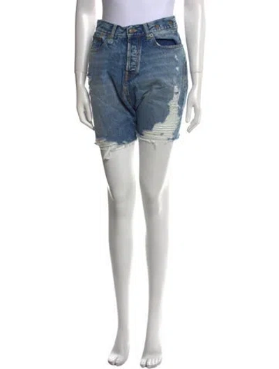 Pre-owned R13 Mini Shorts In Blue
