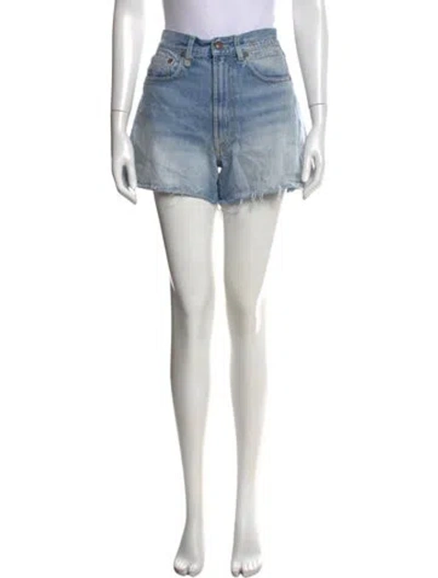 Pre-owned R13 Mini Shorts In Blue
