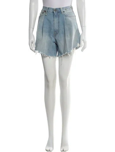 Pre-owned R13 Mini Shorts In Blue