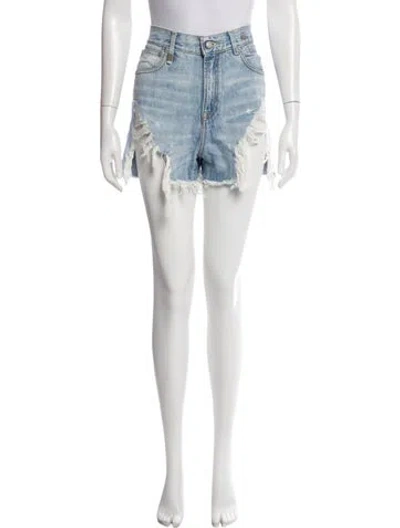Pre-owned R13 Mini Shorts In Blue