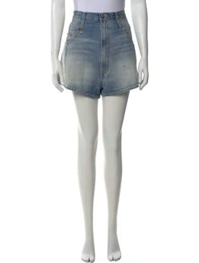 Pre-owned R13 Mini Shorts In Blue