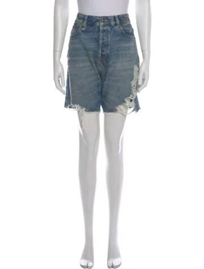 Pre-owned R13 Mini Shorts In Blue