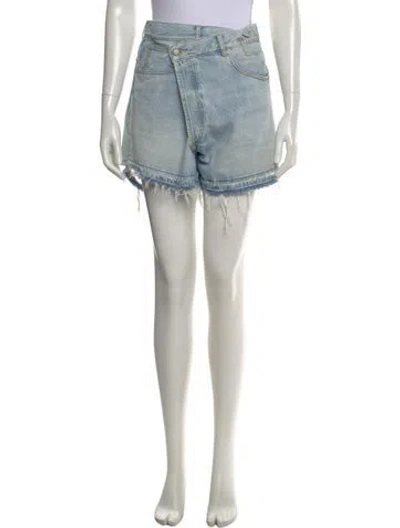 Pre-owned R13 Mini Shorts In Blue