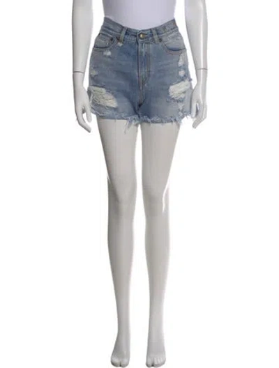 Pre-owned R13 Mini Shorts In Blue