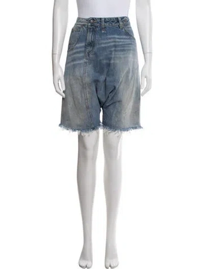 Pre-owned R13 Mini Shorts In Blue