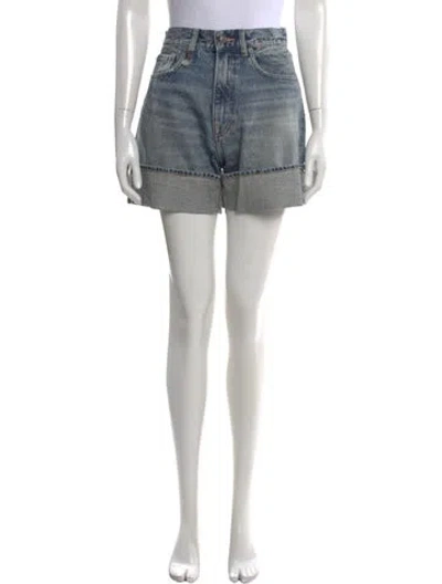 Pre-owned R13 Mini Shorts In Blue