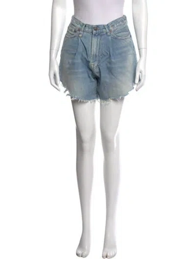 Pre-owned R13 Mini Shorts In Blue