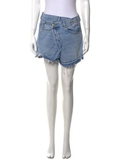 Pre-owned R13 Mini Shorts In Blue