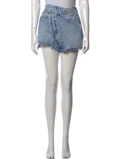 Pre-owned R13 Mini Shorts In Blue
