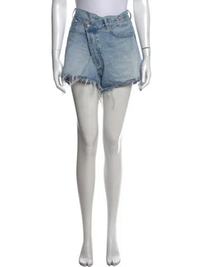 Pre-owned R13 Mini Shorts In Blue