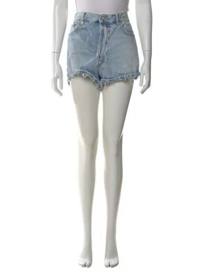 Pre-owned R13 Mini Shorts In Blue