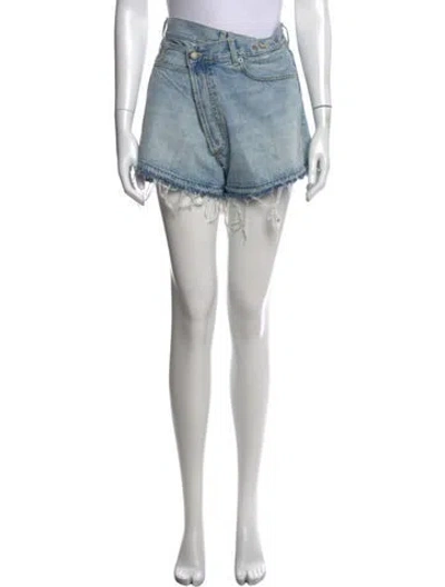 Pre-owned R13 Mini Shorts In Blue