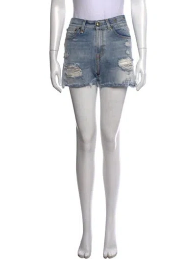 Pre-owned R13 Mini Shorts In Blue