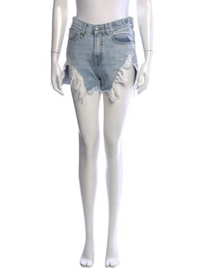 Pre-owned R13 Mini Shorts In Blue