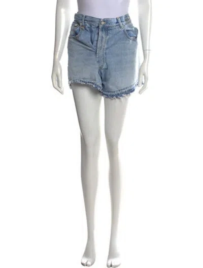 Pre-owned R13 Mini Shorts In Blue