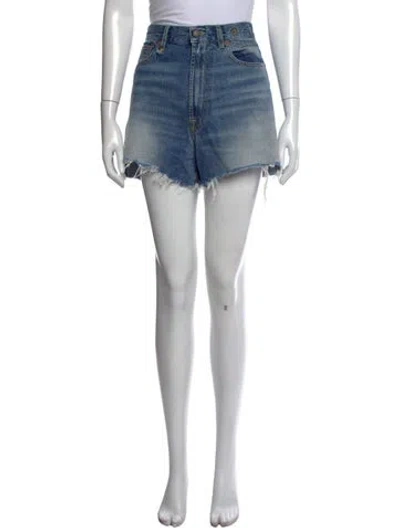 Pre-owned R13 Mini Shorts In Blue